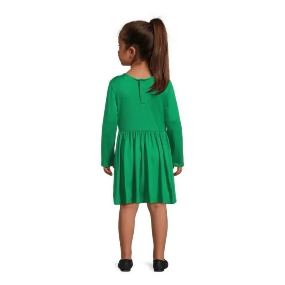Holiday Toddler Girls Elf Dress with Hat, 2-Piece 18 month